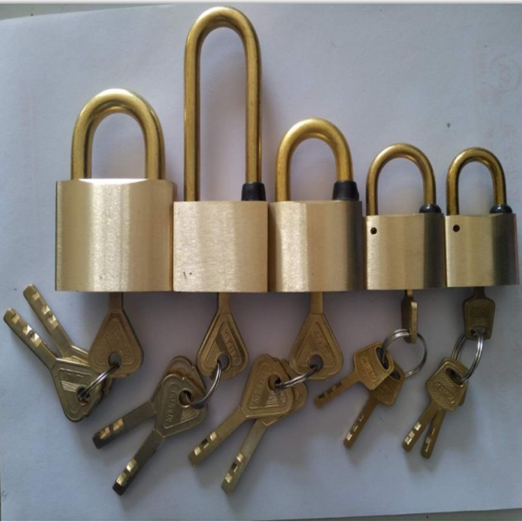铜心铜锁 电力专业铜锁加油站专用锁规格齐全
