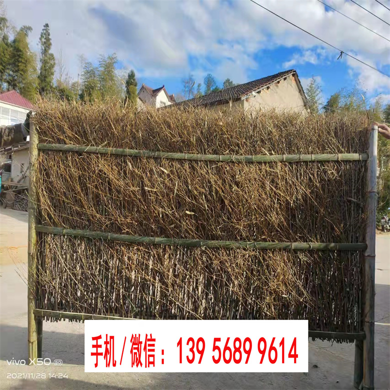 永福 竹篱笆 竹栅栏pvc护栏贵州遵义 仿竹围栏  全国发货