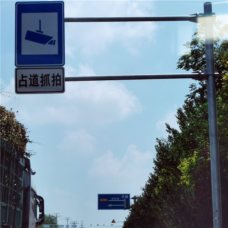 轻型龙门架 交通指示标杆 双悬式路标杆 祥路交通图纸加工
