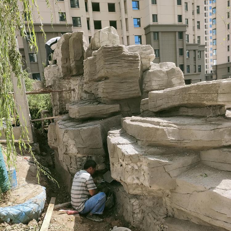 河东景观雕塑公司 水泥假山公司 滁州假山设计施工