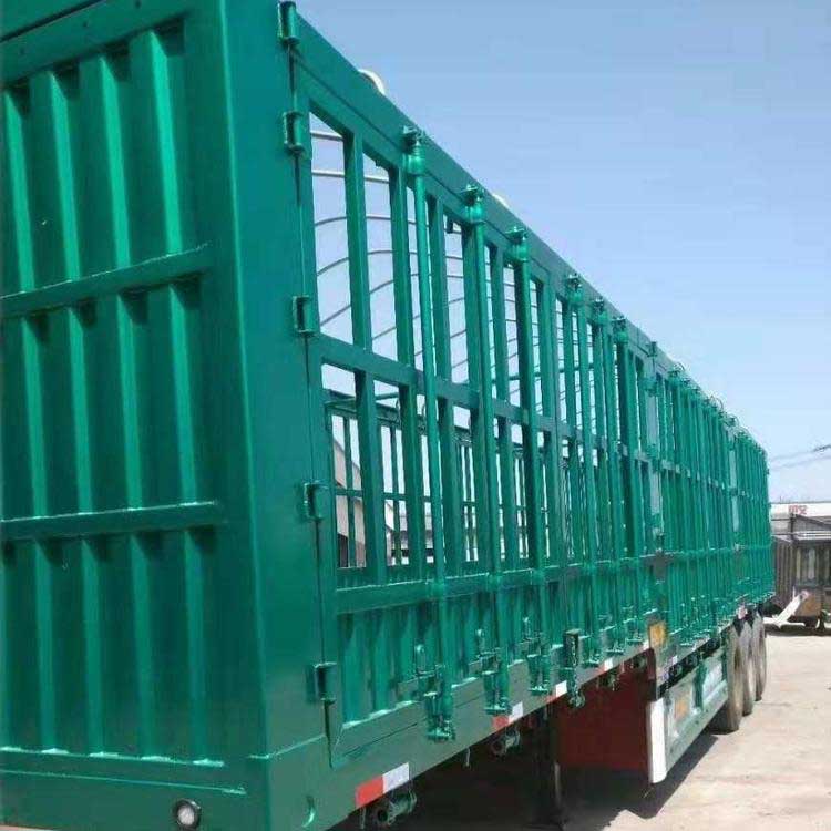 动物运输仓栏半挂车 出售自卸花栏半挂车 畅达 常年供应