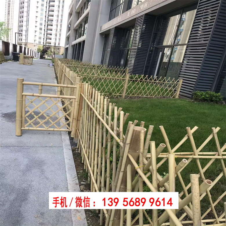 龙山 竹篱笆 塑钢护栏pvc护栏广西贺州 仿竹围栏  全国发货