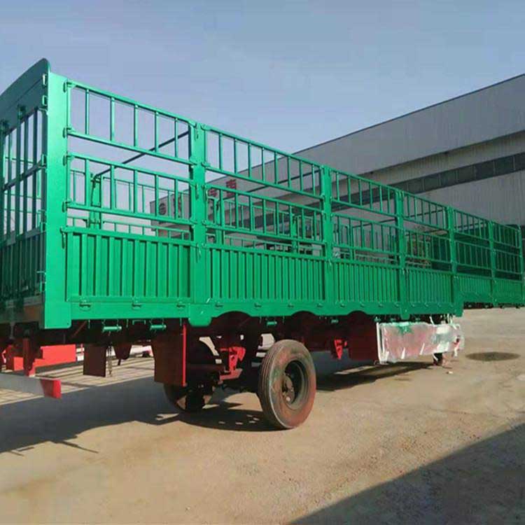 13米仓栏半挂车 仓栏自卸运输半挂车 畅达 轻型设计