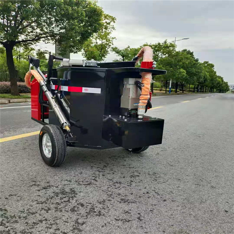 上海 公路工程常用小型60升沥青灌缝机价格 车载拖挂式公路裂缝修补机 道路密封胶灌缝机