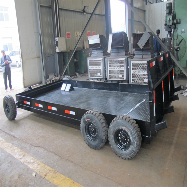 大吨位拖板车 单桥平板运输车 钢材运输平板半挂车