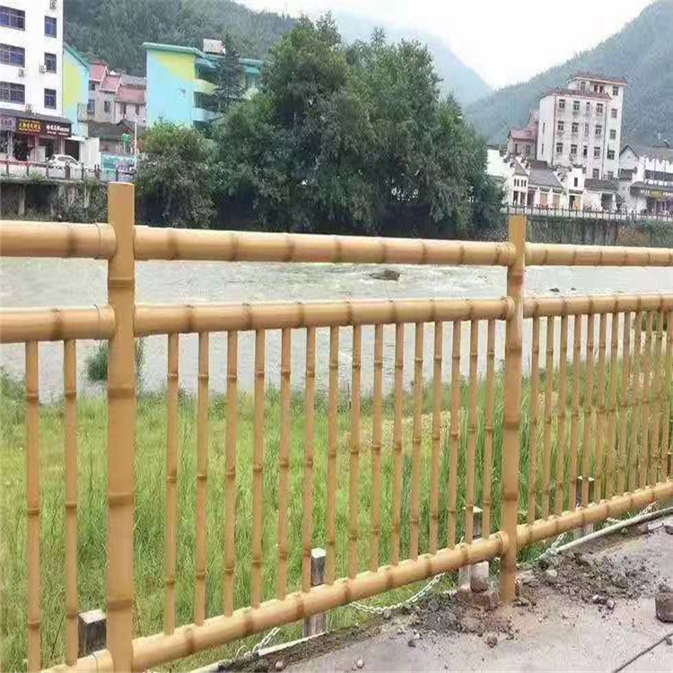 四川宜宾 人行道栏杆 文化护栏 白色栏杆