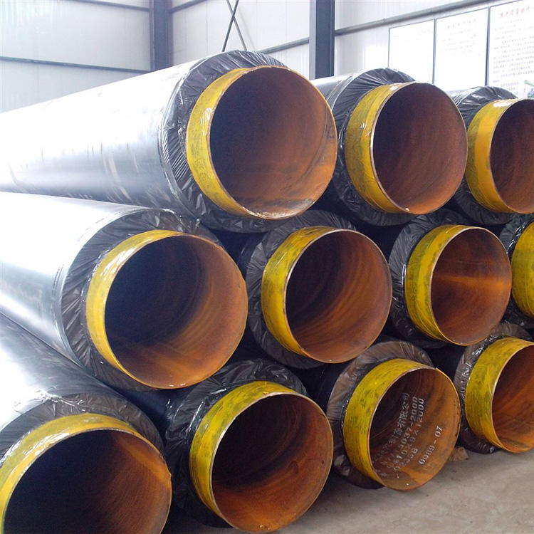 河北保温钢管厂家 常温聚氨酯保温钢管 海马管道 黑夹克聚氨酯保温管 常年出售