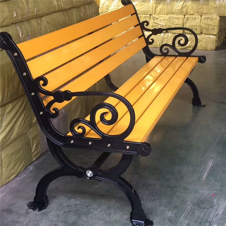 防腐木铝合金平凳 园林椅 休闲椅 双琪 户外不锈钢公园椅