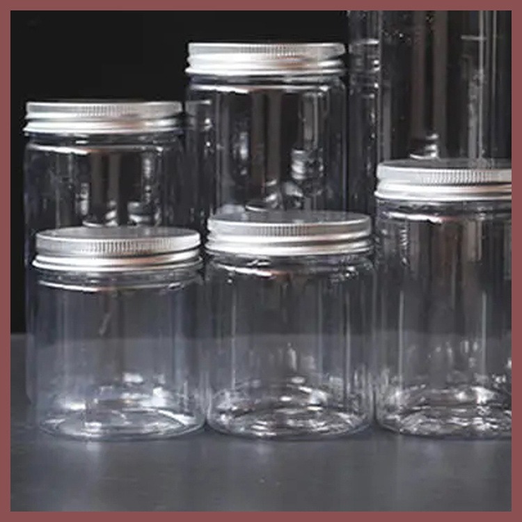 博傲塑料 干果花茶食品罐 水晶太空泥密封罐 85口径塑料食品罐