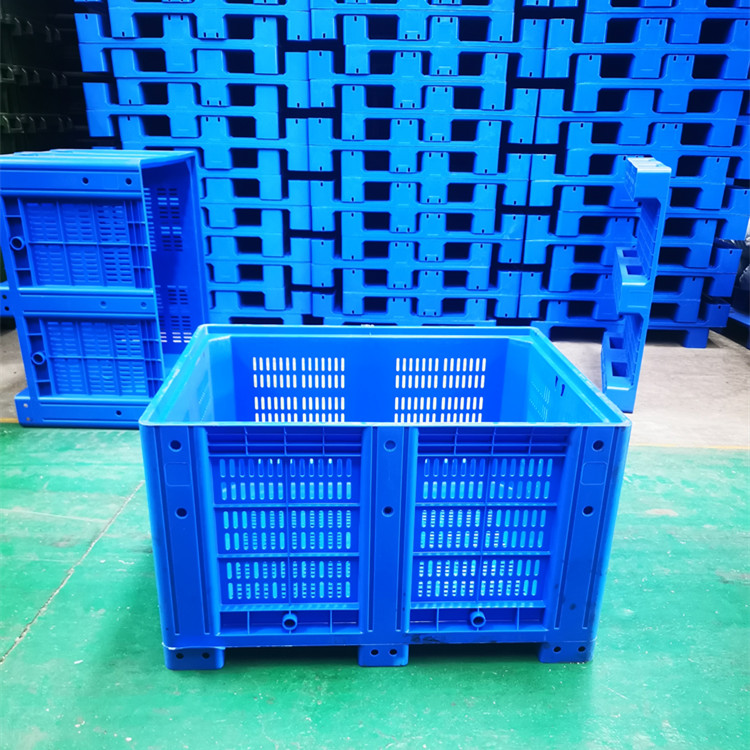 重庆赛普实业厂家供应 大号带轮塑胶箱 1210塑胶箱图片