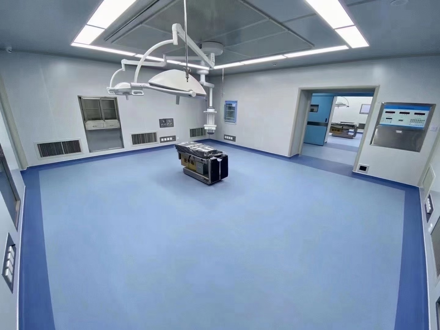 pvc地板同质透心地板 医院学校办公室商场工厂 手术室地板 塑胶地板 塑胶地板定制 手术室pvc地胶防尘 曼纳奇塑胶地板示例图20