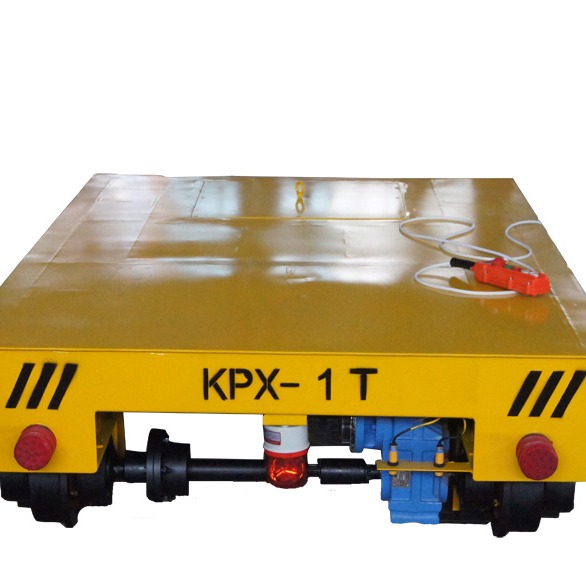兰灵机械 kpx蓄电池电动平车 运输搬运设备平板过跨台车换轨车 按需定制现货供应