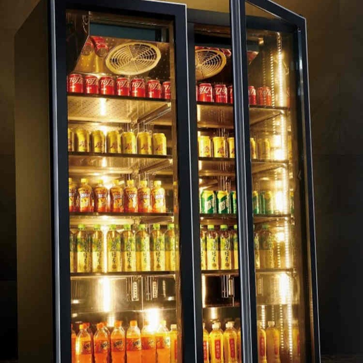 美厨商用冷柜 LS-12-2酒水饮料展示柜 双门饮料陈列柜