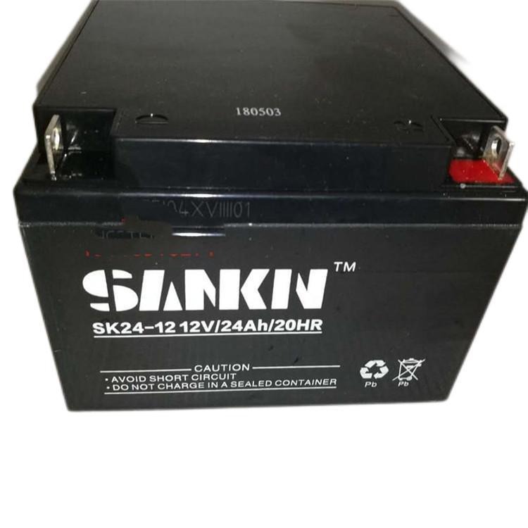 SANKN山肯蓄电池SK24-12 12V24AH直流屏 电网改造 UPS电源配套 电厂备用