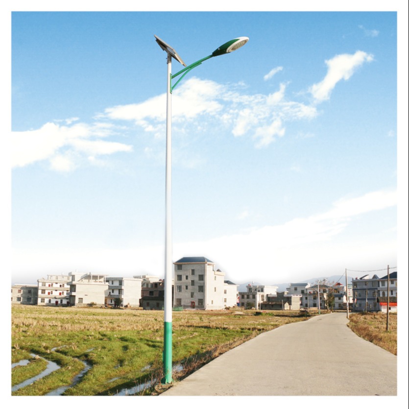 湛江公园6米太阳能路灯供应120瓦路灯图片户外照明路灯厂家