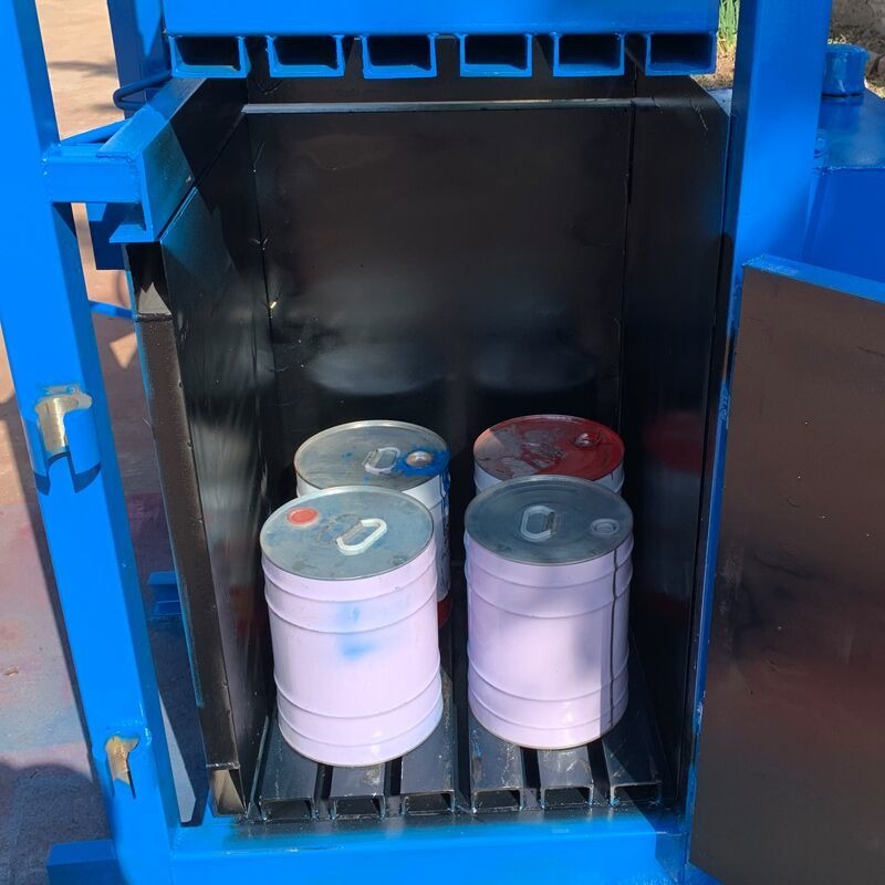 半自动液压打包机 废纸易拉罐塑料瓶压缩机 80吨液压打包机
