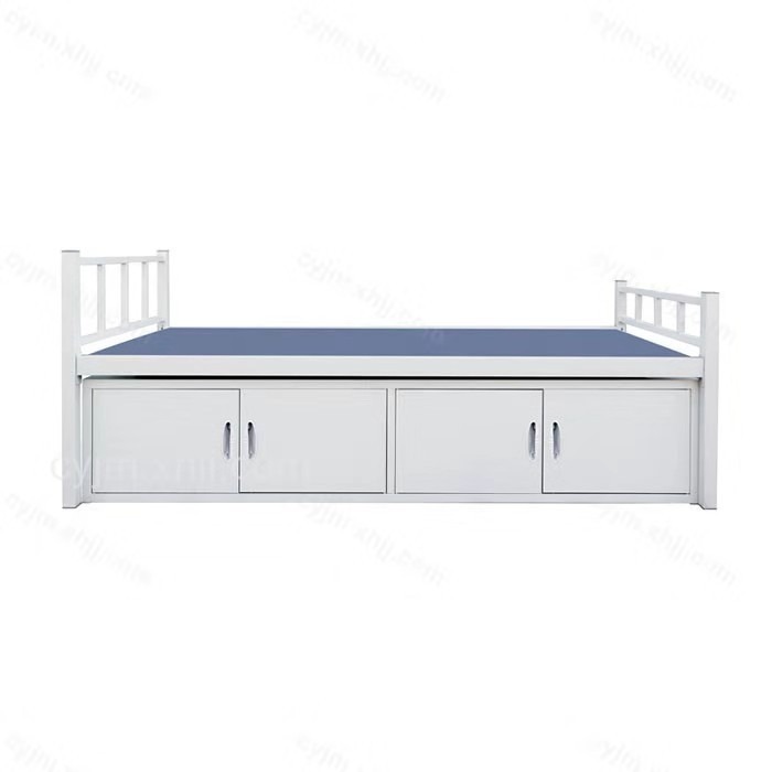 校园铁床 架子床 上下铺 铁床 上下双层床 公寓床 营房制式床 钢木单人床