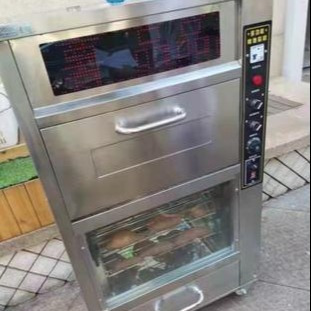 济宁浩博烤地瓜机商用立式128型电热烤红薯机烤番薯烤箱烤地瓜炉图片