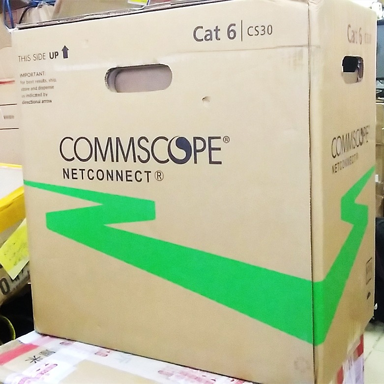 康普超6类网线原装牌mscope线径0.57千兆万兆传输cs30