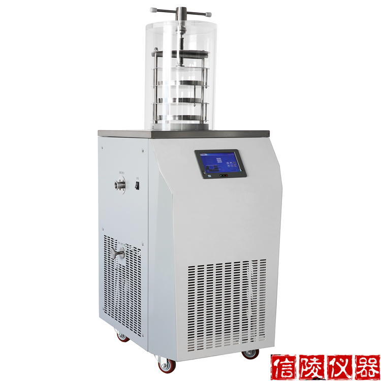 电除霜冷冻干燥机 LGJ-18B压盖冷冻干燥机 生物制药真空冻干机示例图1