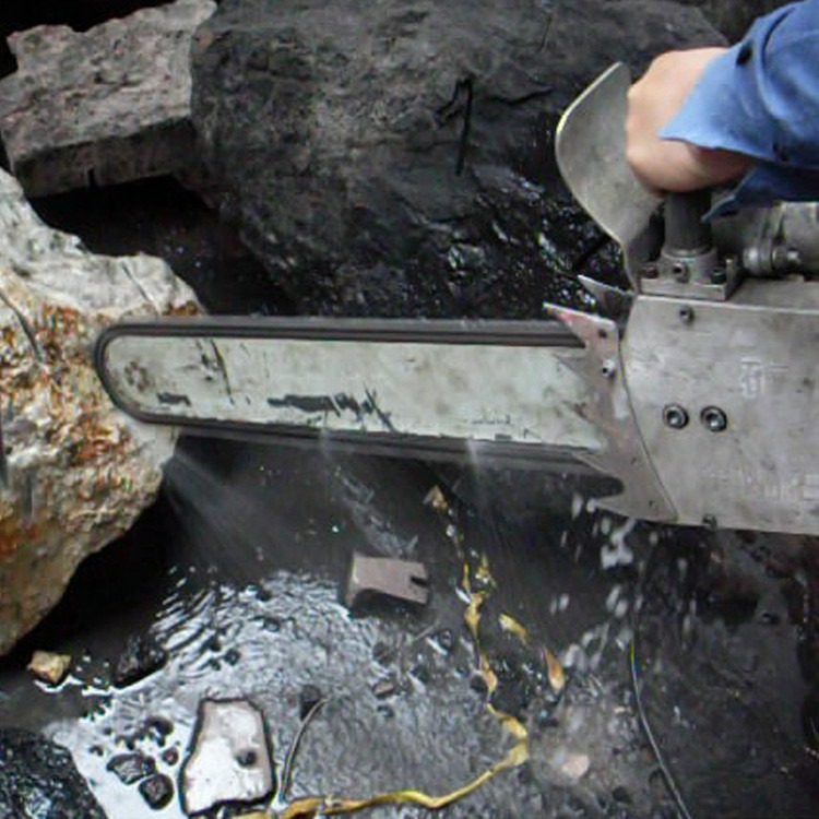 手提式切煤机 LH JSJ混凝土切割链锯 鲁华汽油岩石石材切割机