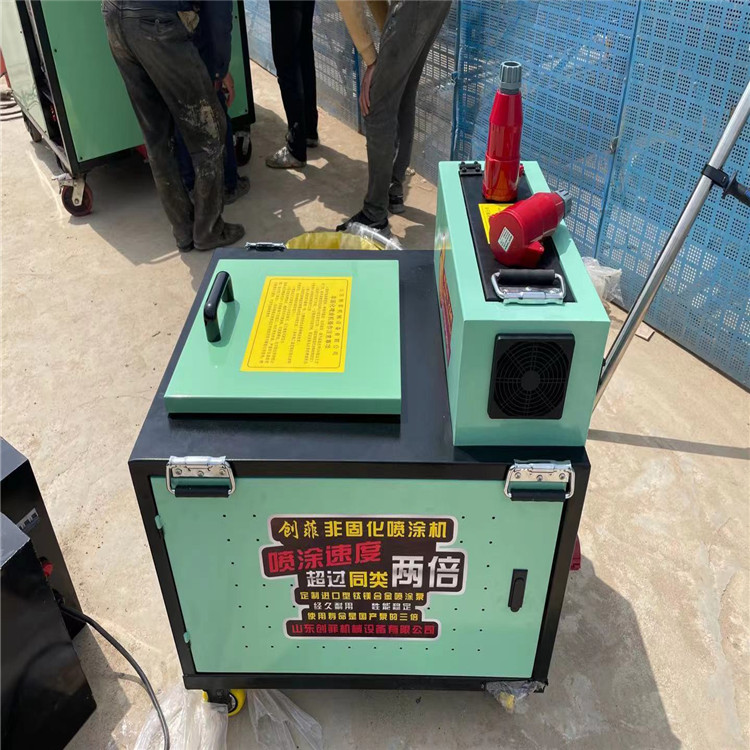 新疆博尔塔拉 喷融一体机拖桶机加热棒 防水非固化熔喷一体机 创菲价格DGH图片