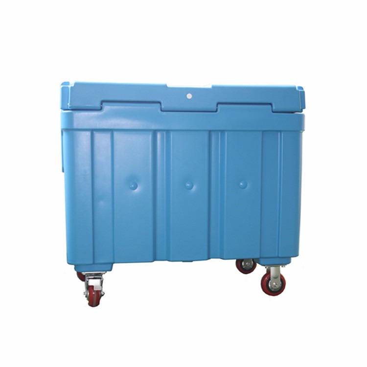 SCC塑创源保温箱 带滚轮滚塑310升大容积干冰储存箱