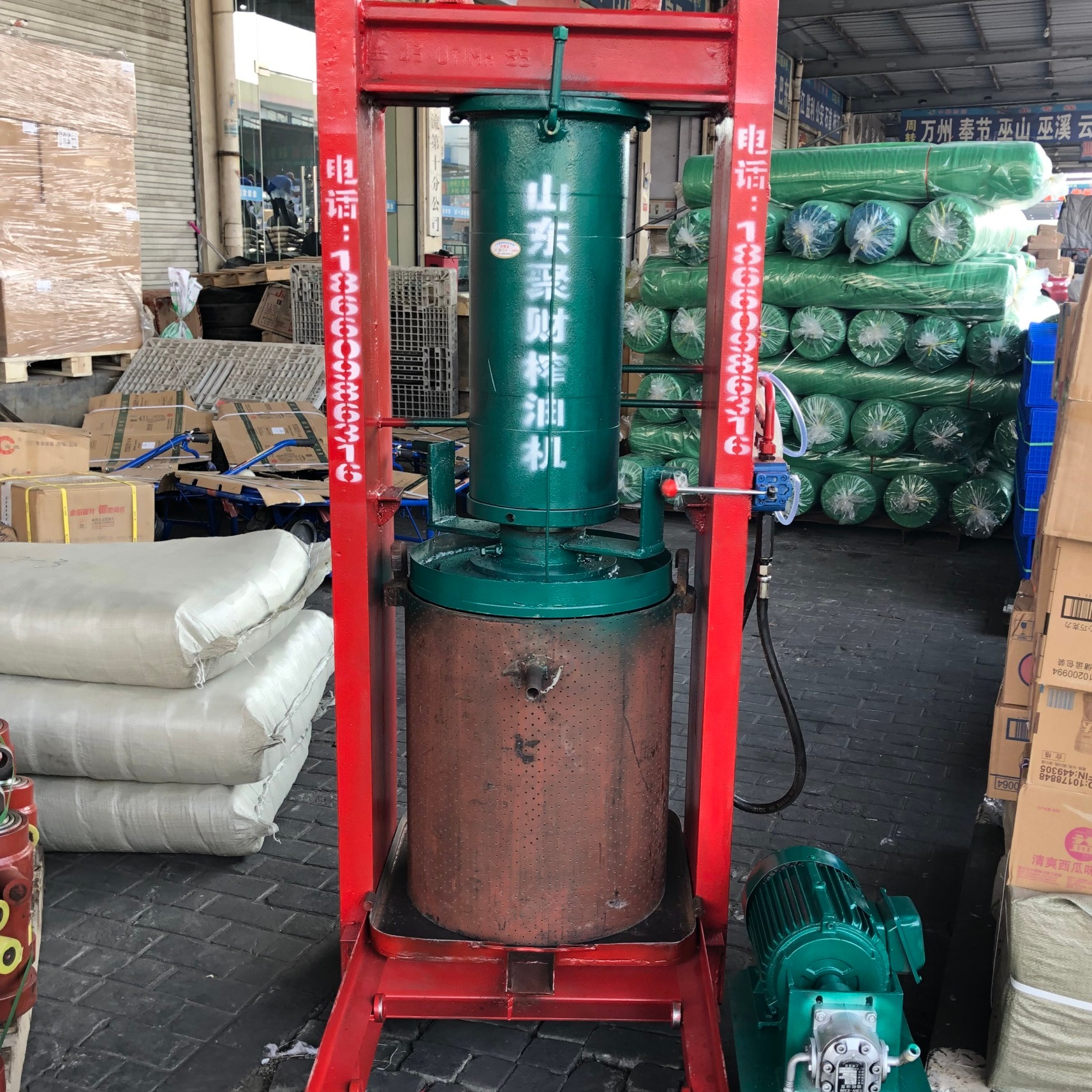 新 城 小型榨油机械设备 彭阳城榨油机多钱一台 商用榨油机全套设备