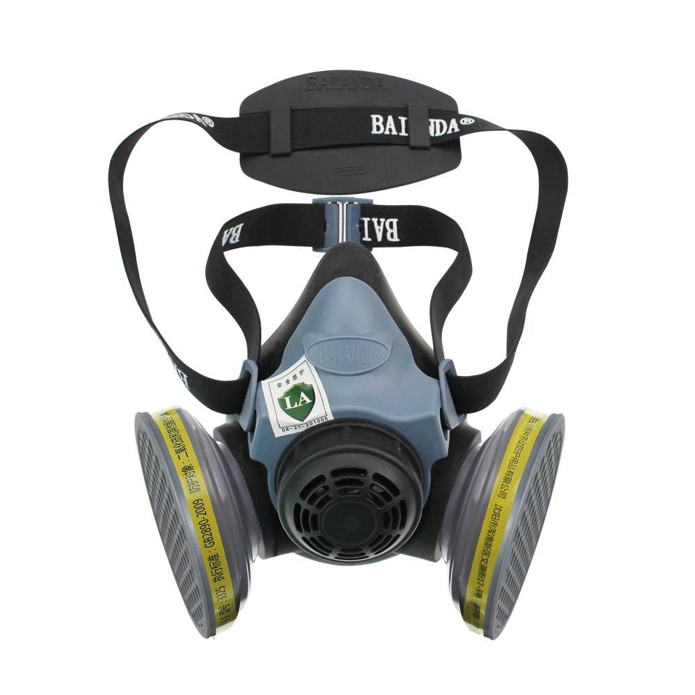 百安达 FE3325 P-E-1防酸性气体防毒面具 硅胶面罩