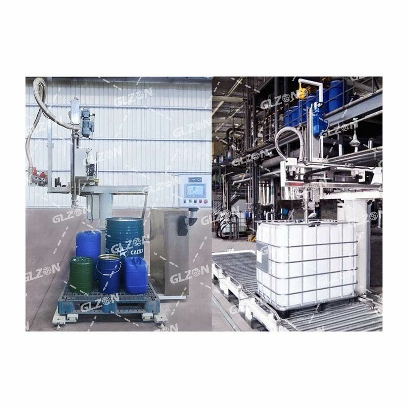 乳液灌装机-1000L吨桶容积式计量灌装机自动灌装设备