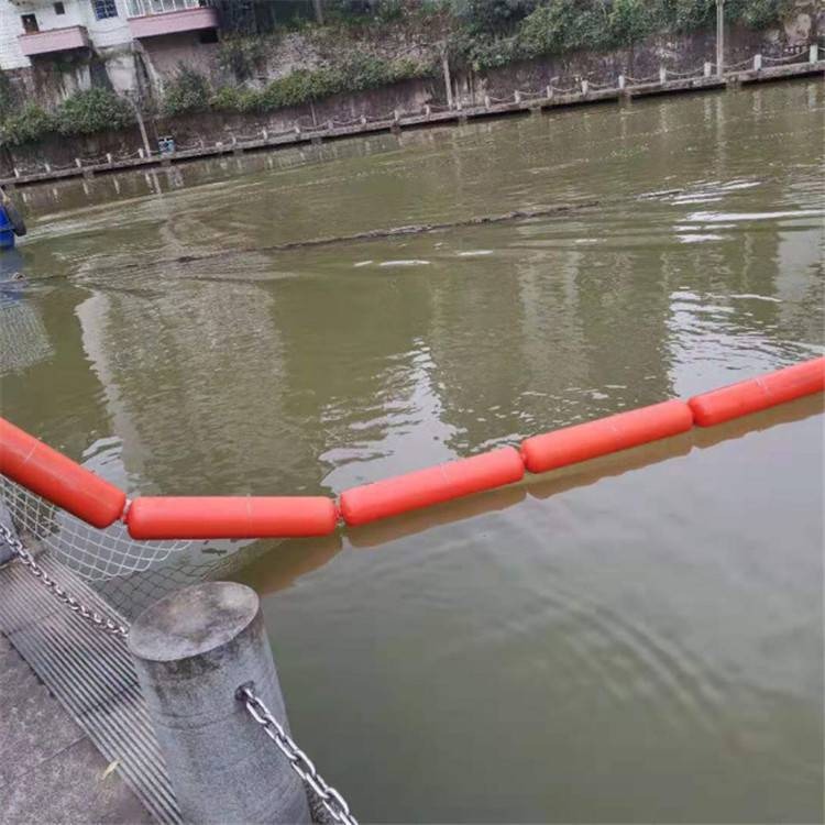 瑞通 PE管道浮筒拦污浮筒水库警示浮体水面垃圾拦截浮排浮标抽沙管浮筒