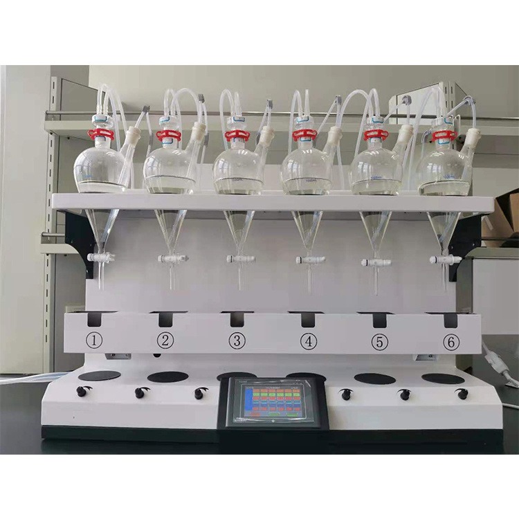 智能全自动液液萃取仪CYCQ-6 手动进试剂萃取分离设备 水油分离器