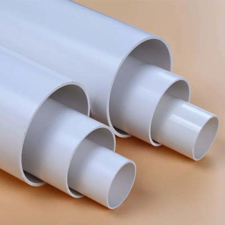 排水管硬管 PVC给水管 白色防紫外线upvc雨水管图片