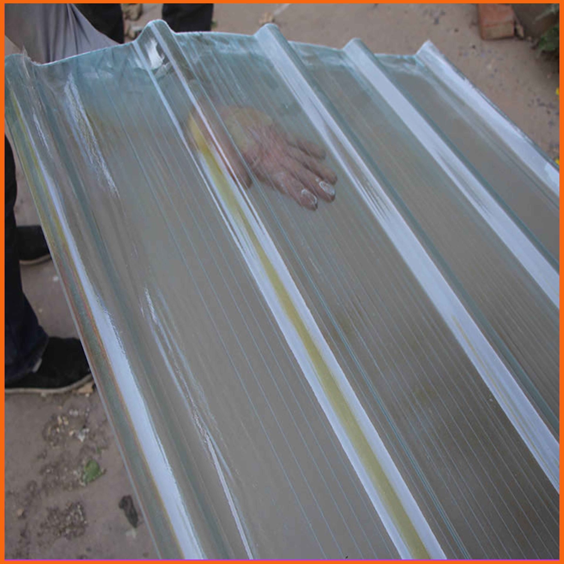 包头机制玻璃钢瓦 玻璃纤维增强聚酯采光板 FRP采光带生产厂家