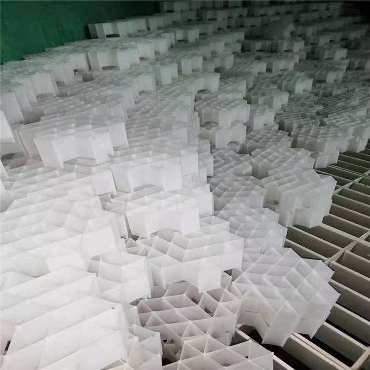 脱硫项目 RPP瓷塑填料 塑料六角内棱环 轻瓷多齿环