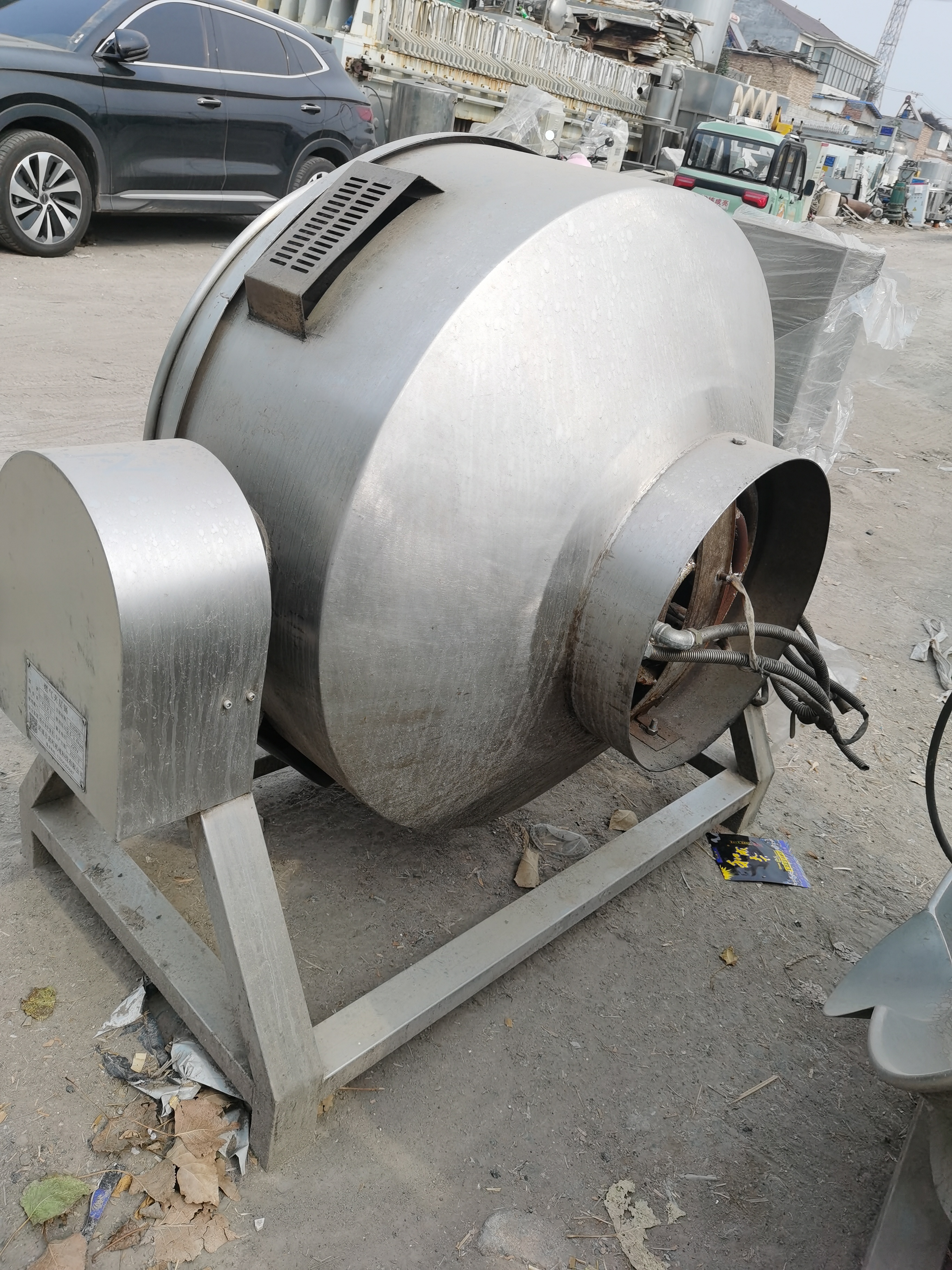 众泰达二手全自动蒸汽加热夹层锅搅拌锅500升