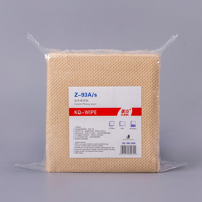 优克  优克标准型三层擦拭纸 Z-93A 强韧厚实耐溶剂快速吸附液体 工业百洁布 擦拭布