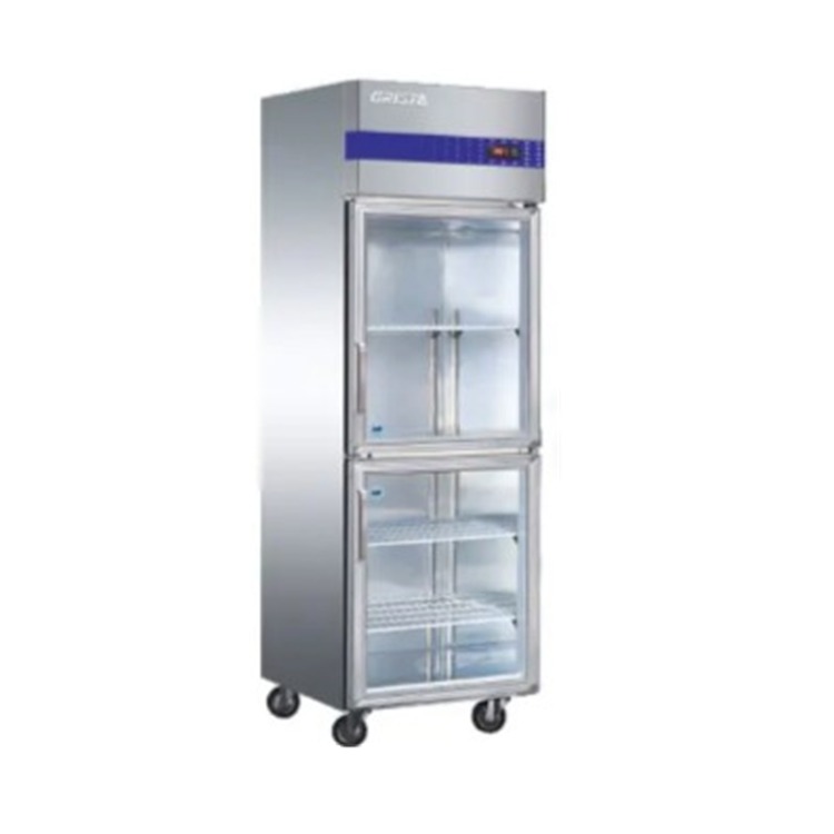 格林斯达商用冰箱 SG500E2经济款上下门展示柜 立式二门保鲜陈列柜