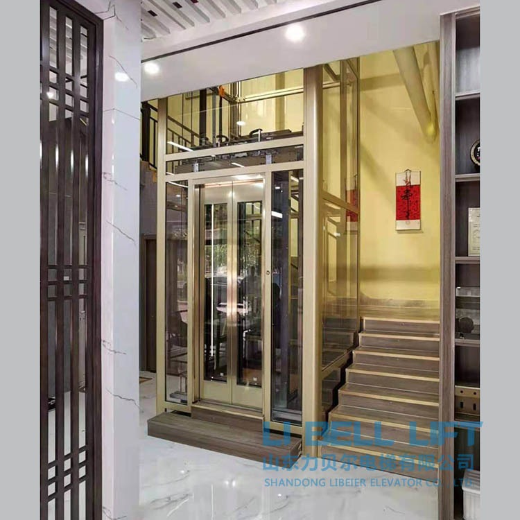 静音别墅电梯  力贝尔二层小型家用电梯  室内升降小电梯  阁楼电梯  私人定制