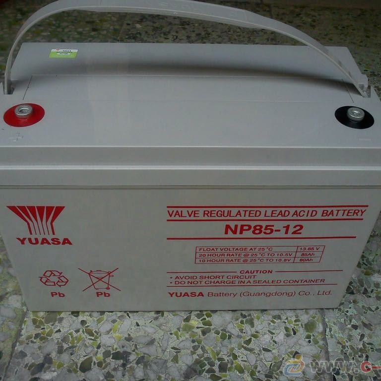 汤浅蓄电池NP65-12铅酸免维护12v65AH 安防直流屏UPS电源数据机房配套