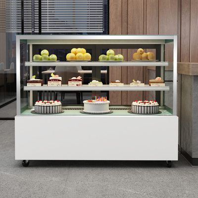 爱雪展示柜 深圳糕点保鲜柜 直角蛋糕柜全国联保 弧形蛋糕柜