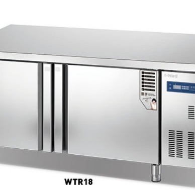 奥斯特商用冰箱 WTR18双门冷藏工作台 1.8米操作台冰箱 厨房高温平台雪柜
