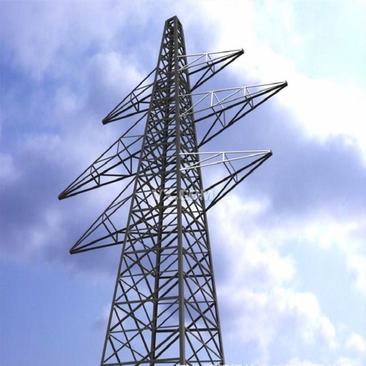 销售 拉线电力塔制造 35KV猫头型高压电力铁塔 电力铁塔加工厂家泰翔制造 质保50年