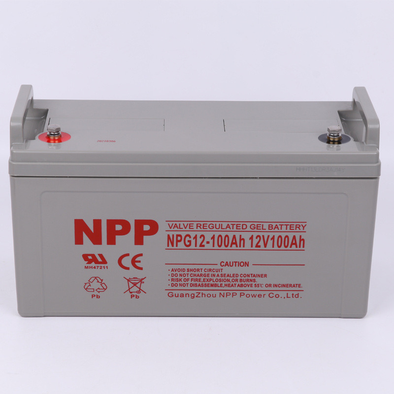 广州NPP耐普NPG12-100免维护12V100AH UPS电源胶体蓄电池