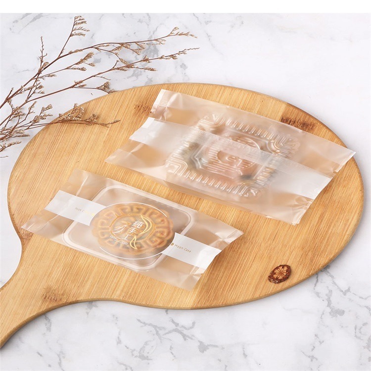半透明磨砂食品袋机封袋 烘培食品蛋黄酥月饼包装袋图片