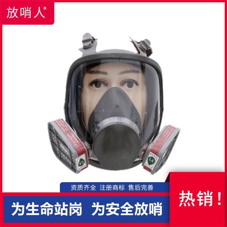 诺安NAMJ01 过滤式防护面具 防毒全面具  大视野全面具  全面型呼吸防护器图片