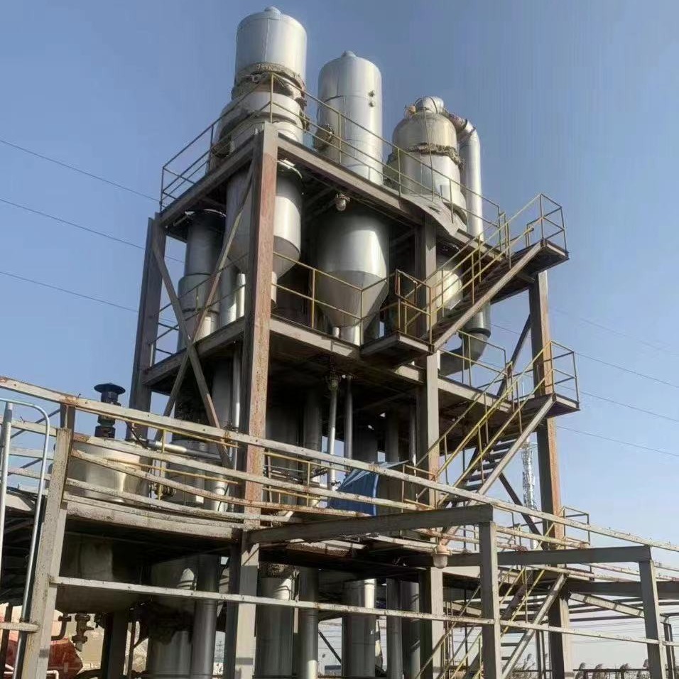 三效5体强制循环蒸发器 钛材 蒸发量6吨  川诺 JNS2-0.8