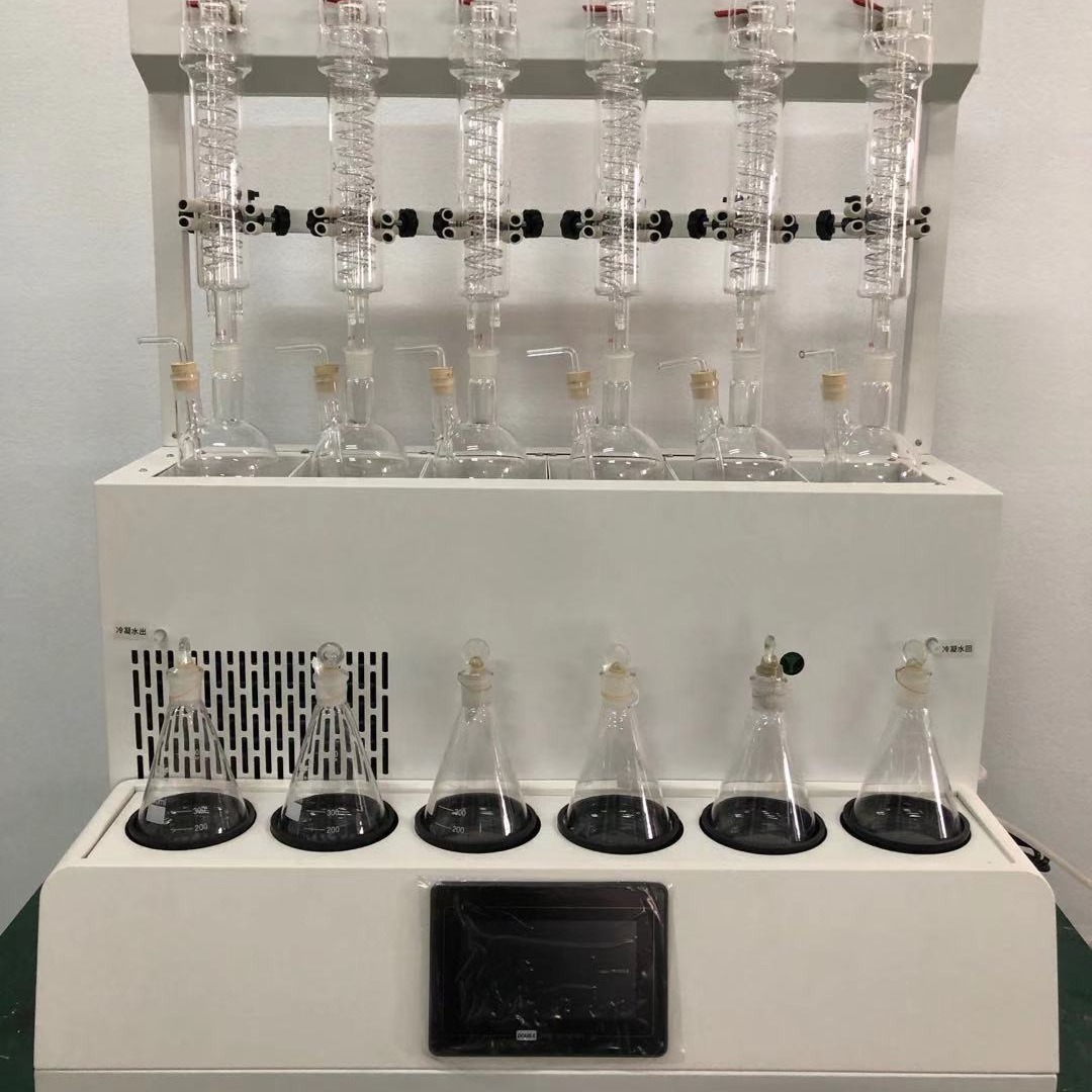 实验室水蒸气蒸馏装置 一体化水蒸汽智能蒸馏仪 GY-FSZLY-6 上海归永 源头厂家 支持定制 欢迎来电详询