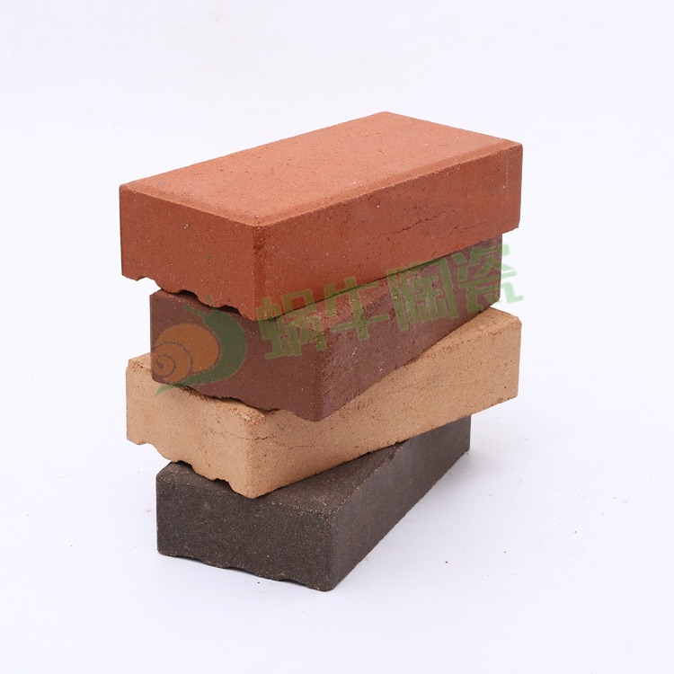 宜兴蜗牛标准陶瓷锦砖原料配比彩色人行道红色庭院砖