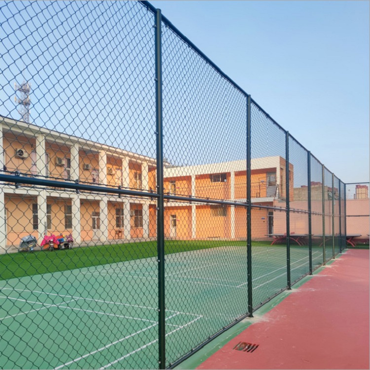 网球场围网 学校勾花围网 德兰球场护栏生产安装